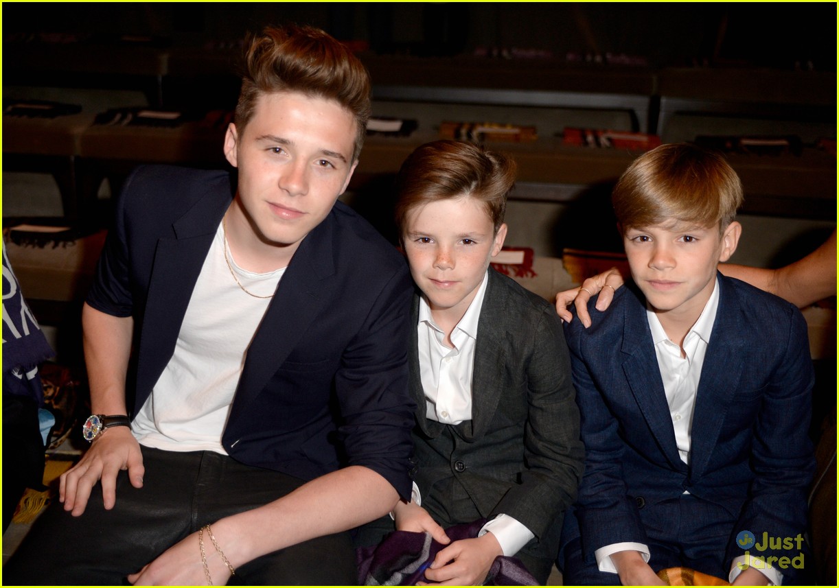 Brooklyn Beckham Gets Photobombed by Cara Delevingne at Burberry Show!