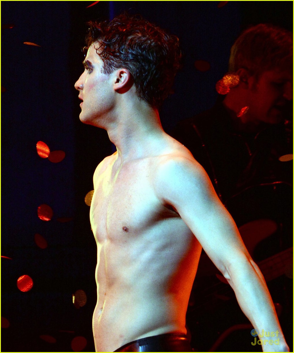 Darren Criss Goes Shirtless in Tight Shorts for Broadway's 'Hedwig'
