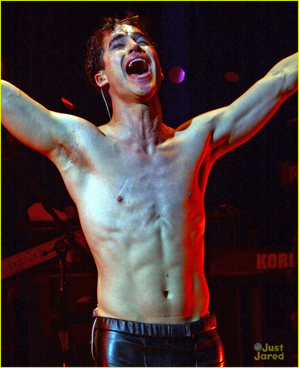Darren Criss Goes Shirtless in Tight Shorts for Broadway's 'Hedwig'