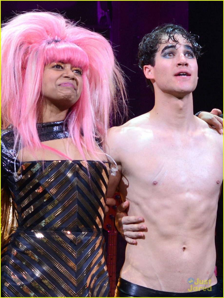Darren Criss Goes Shirtless in Tight Shorts for Broadway's 'Hedwig'