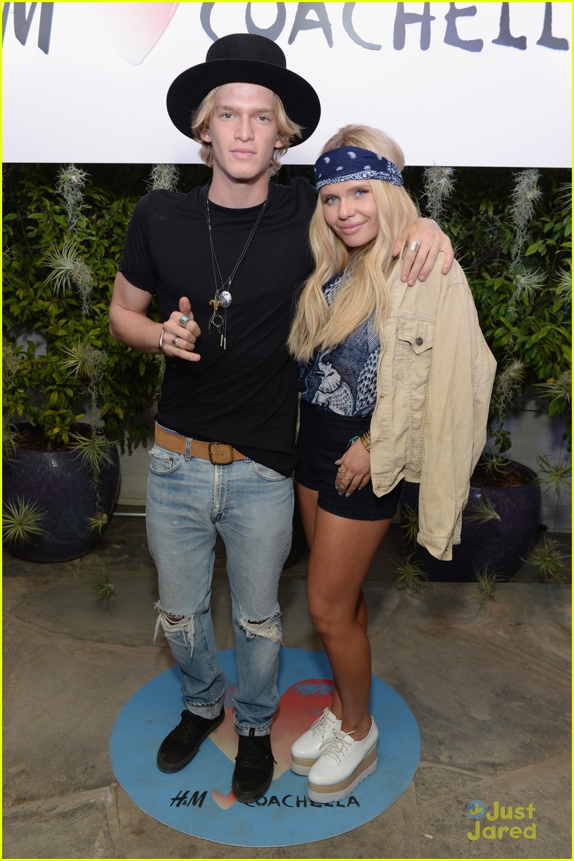 Patrick Schwarzenegger Conquers The H&M Loves Coachella Party With Sarah Hyland - See Pics!