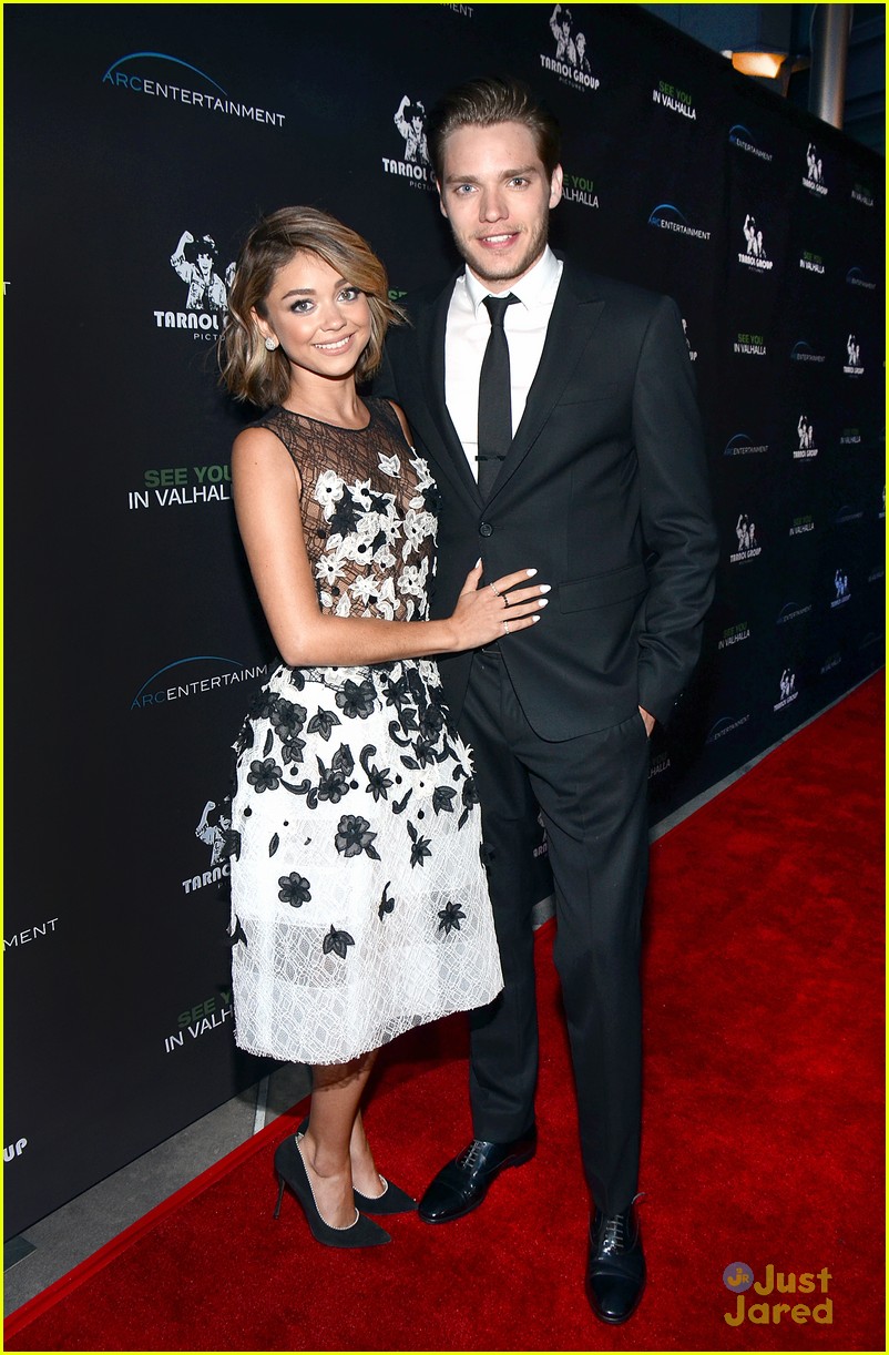 Sarah Hyland & Dominic Sherwood Hit the 'See You in Valhalla' Red Carpet Together