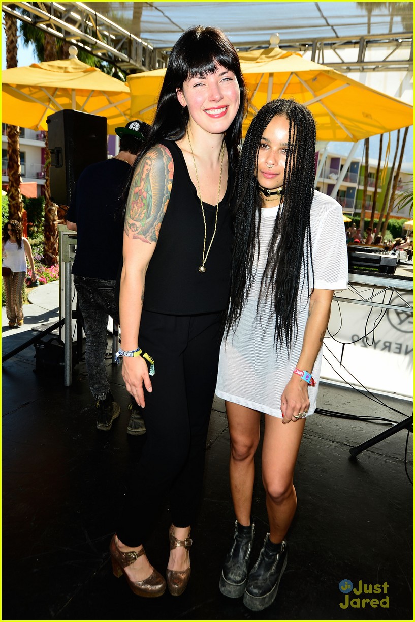 Zoe Kravitz Hosts Sandro x Yoko Honda Coachella Brunch With Lolawolf