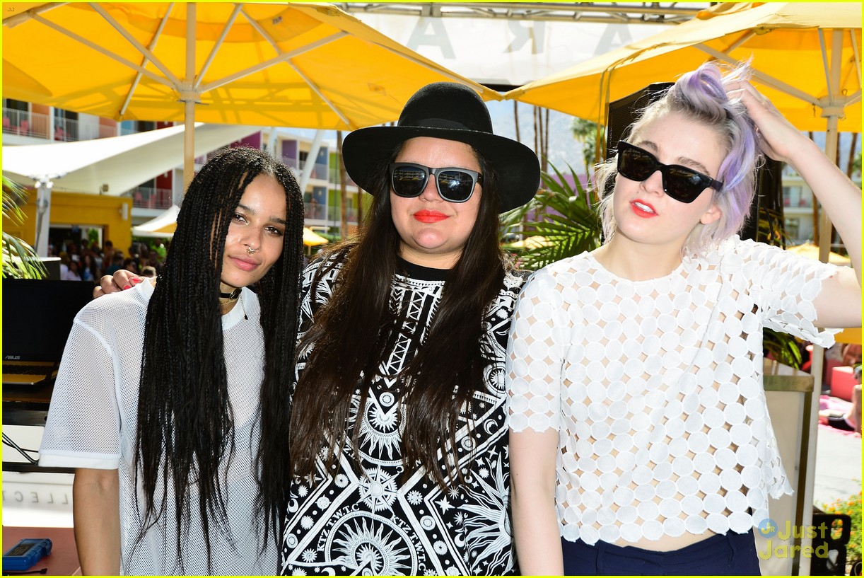 Zoe Kravitz Hosts Sandro x Yoko Honda Coachella Brunch With Lolawolf