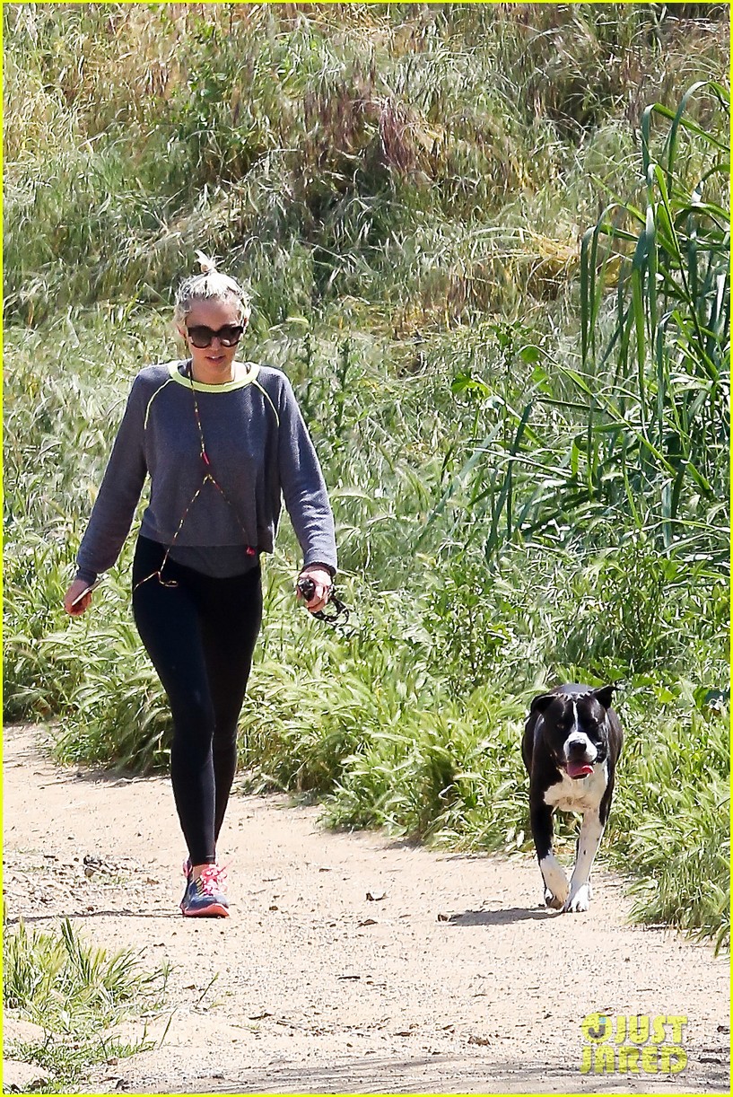 Miley Cyrus Skips Coachella for Her Dogs & Gold Nipple Pasties