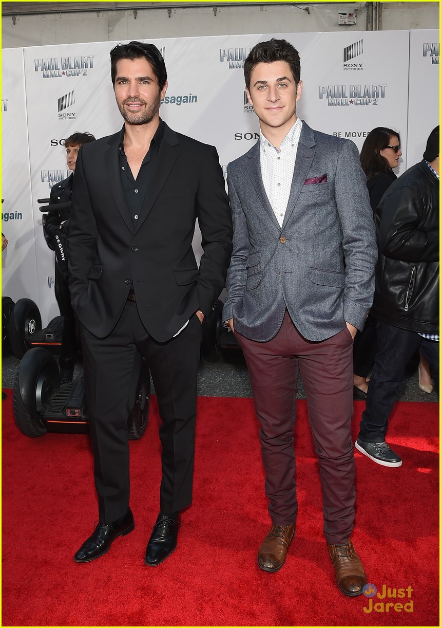 Raini Rodriguez & David Henrie Premiere 'Paul Blart: Mall Cop 2' In New York City