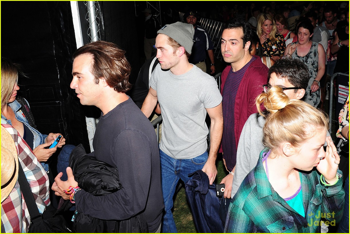 Robert Pattinson Checks Out Girlfriend FKA twigs' Coachella Performance