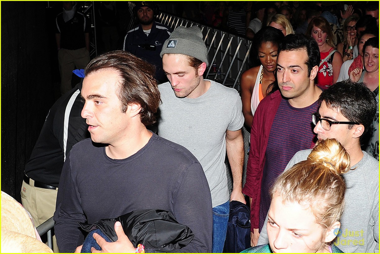 Robert Pattinson Checks Out Girlfriend FKA twigs' Coachella Performance