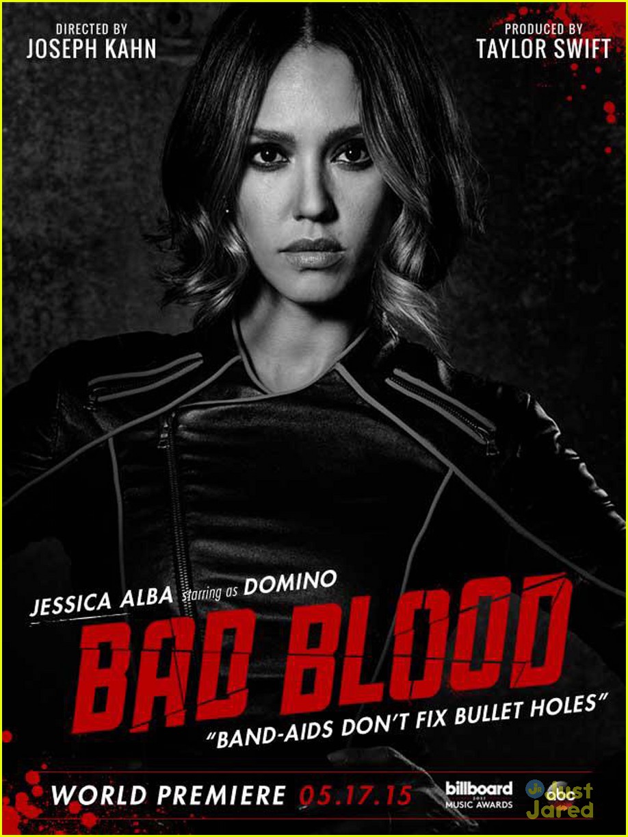 Jessica Alba Plays Domino in Taylor Swift's 'Bad Blood' Music Video