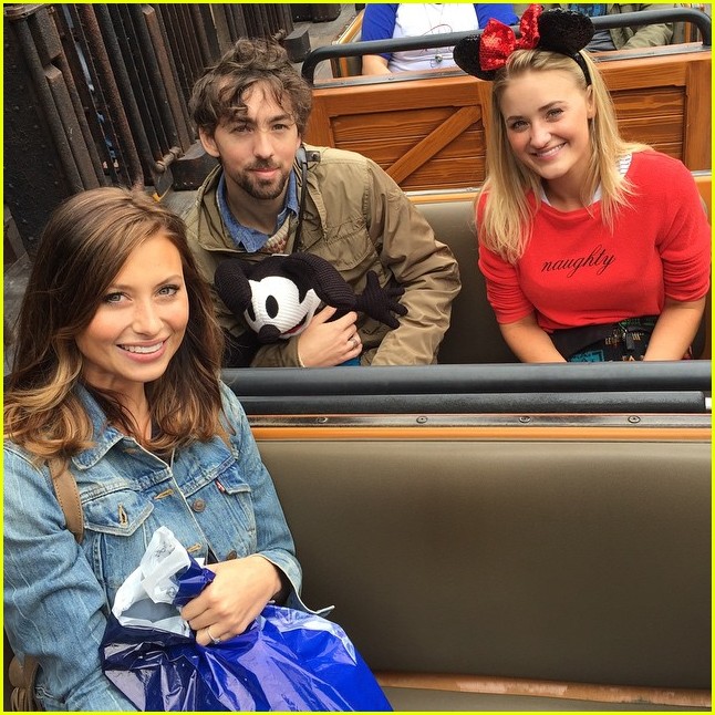 Aly Michalka & Fiance Stephen Ringer Celebrate 60 Years Of DisneyLand