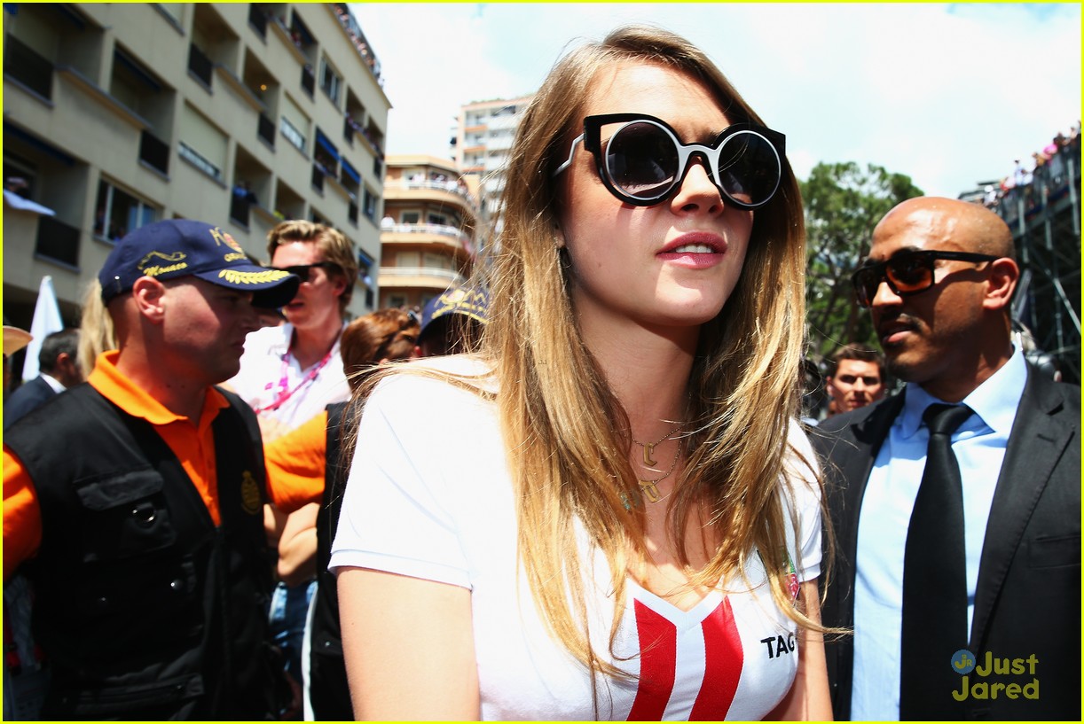 Cara Delevingne Gets Into Her Racing Jumpsuit at F1 Grand Prix
