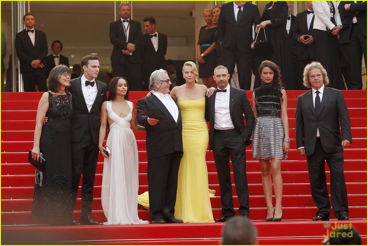 Nicholas Hoult & Zoe Kravitz Premiere 'Mad Max: Fury Road' at Cannes