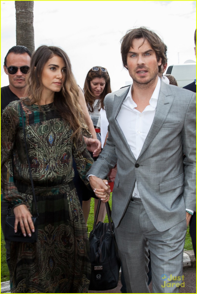 Ian Somerhalder & Nikki Reed Jet Out of Cannes Together
