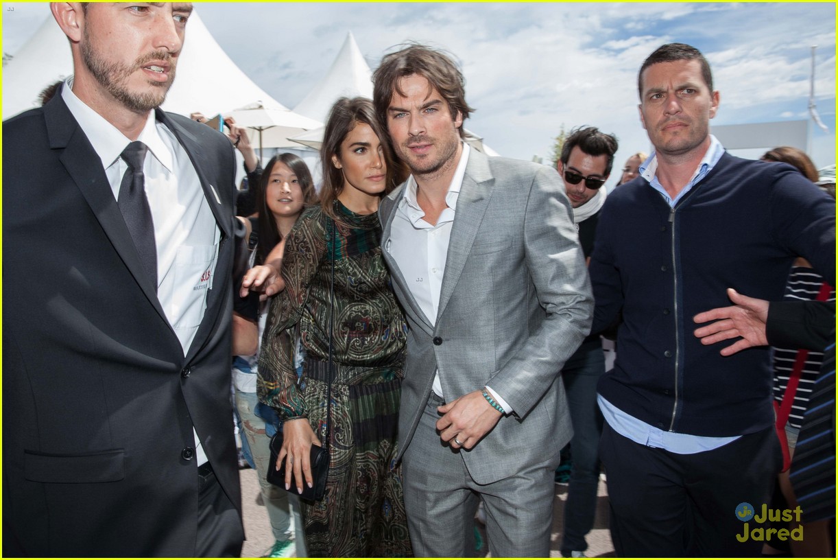 Ian Somerhalder & Nikki Reed Jet Out of Cannes Together