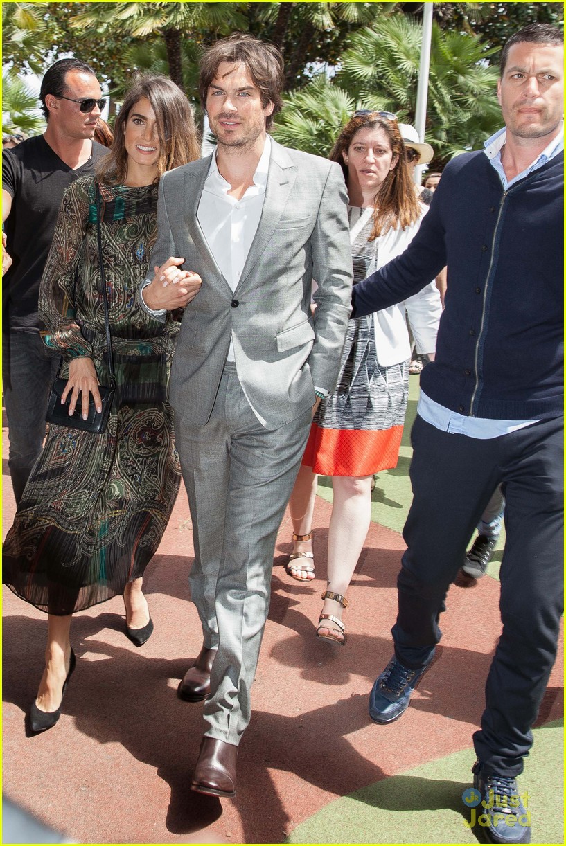 Ian Somerhalder & Nikki Reed Jet Out of Cannes Together
