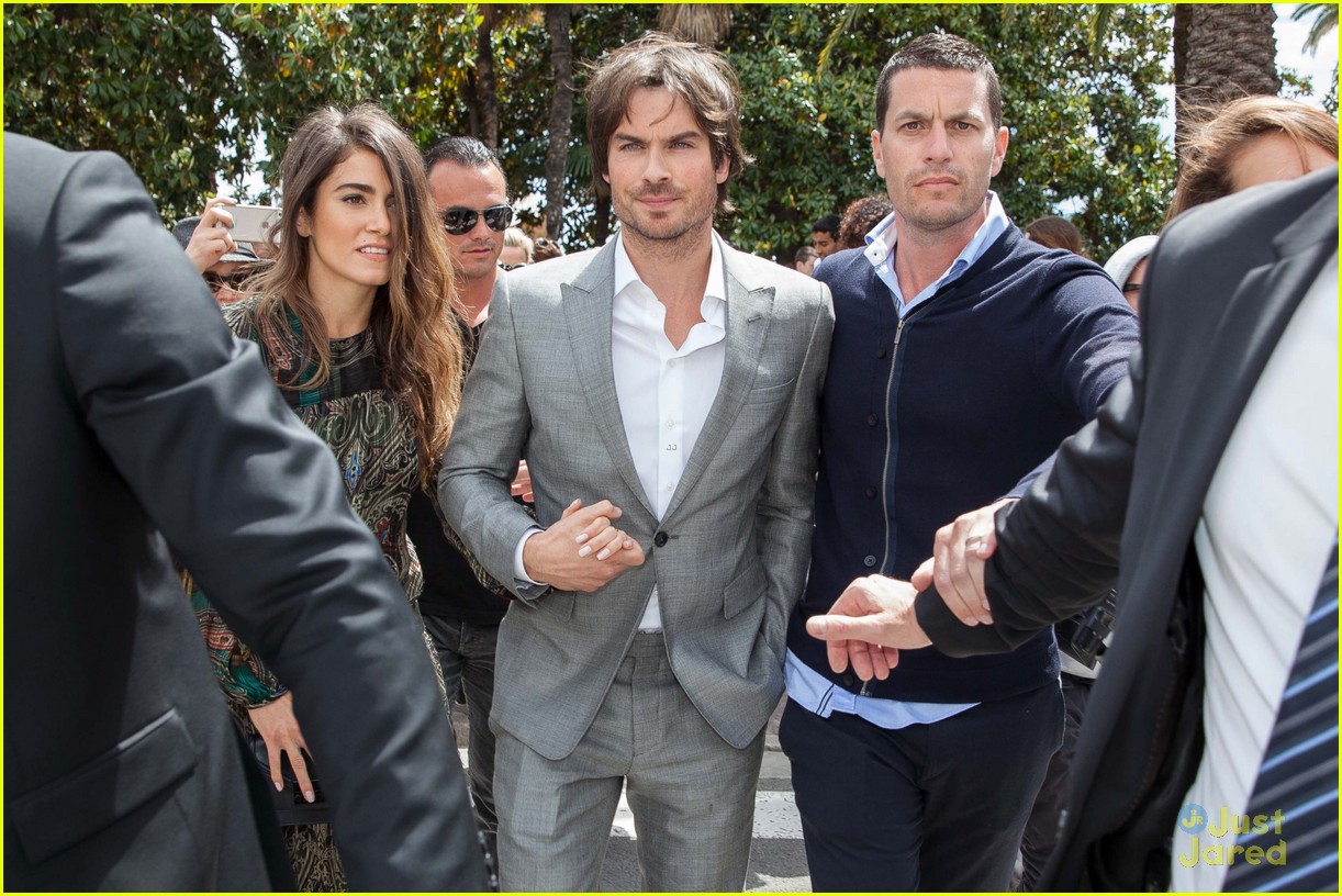 Ian Somerhalder & Nikki Reed Jet Out of Cannes Together