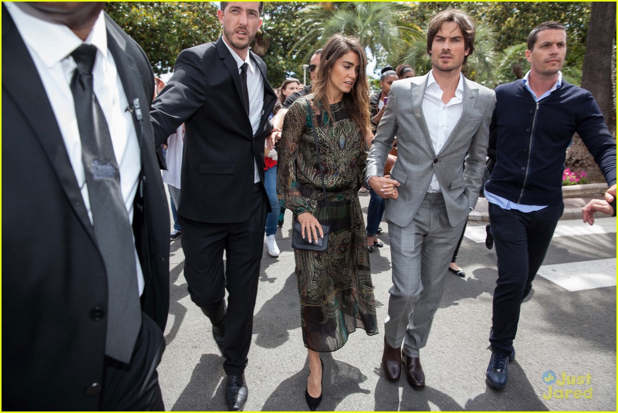 Ian Somerhalder & Nikki Reed Jet Out of Cannes Together