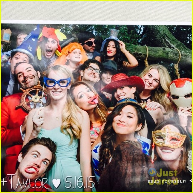 Heather Morris Marries Taylor Hubbell Surrounded By Glee Co-Stars