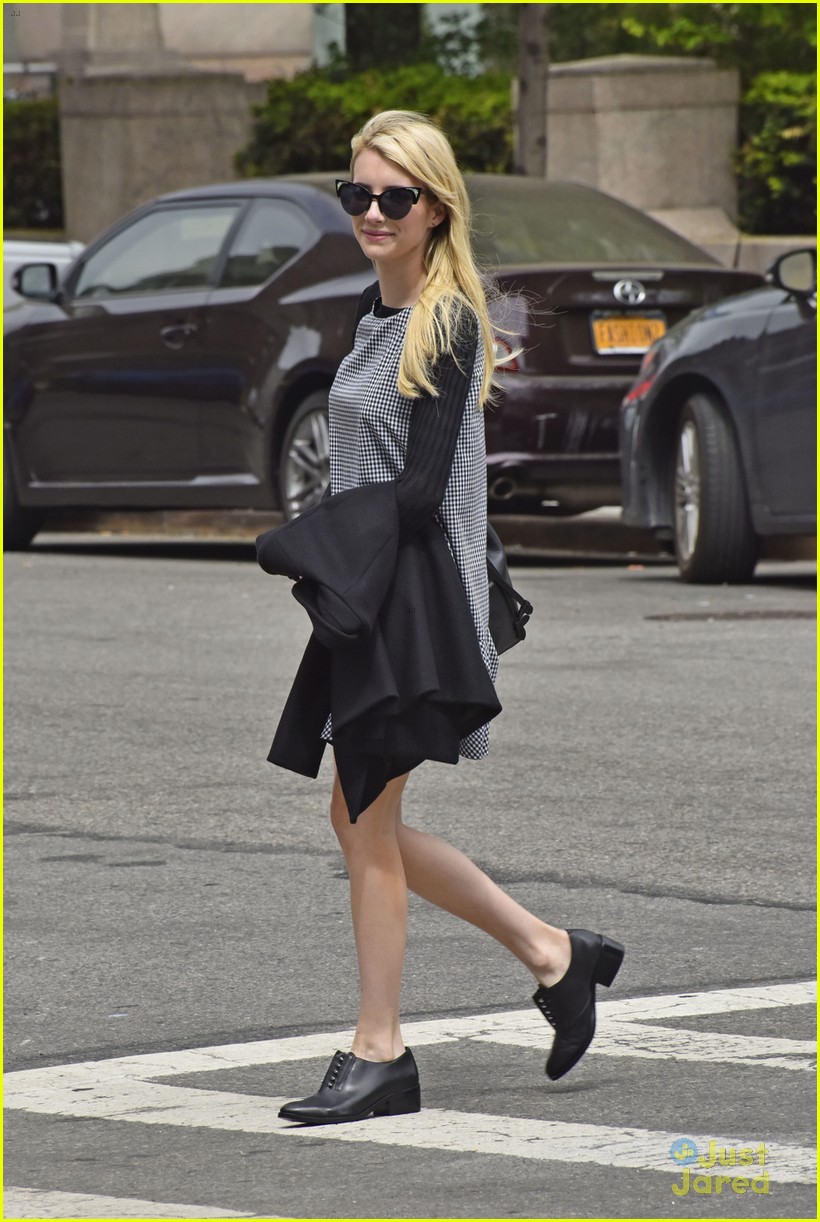 Lea Michele & Emma Roberts Doll Up For Fox Upfronts