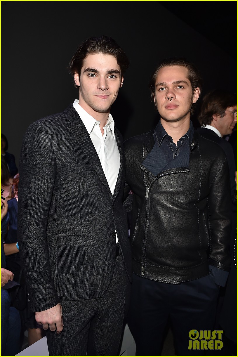 Joe Jonas & Nolan Gerard Funk Buddy Up At Dsquared2 Fashion Show!