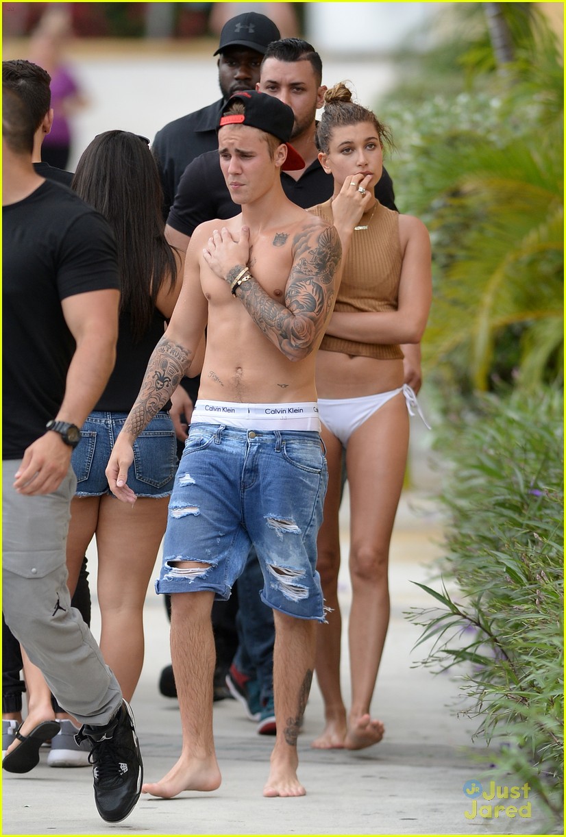 Justin Bieber's Calvins Turn See-Through While Jet Skiing with Hailey Baldwin!