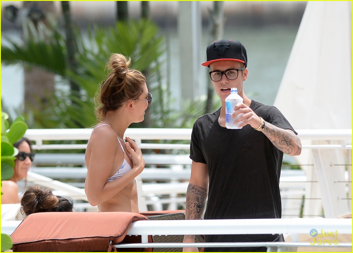 Justin Bieber's Calvins Turn See-Through While Jet Skiing with Hailey Baldwin!