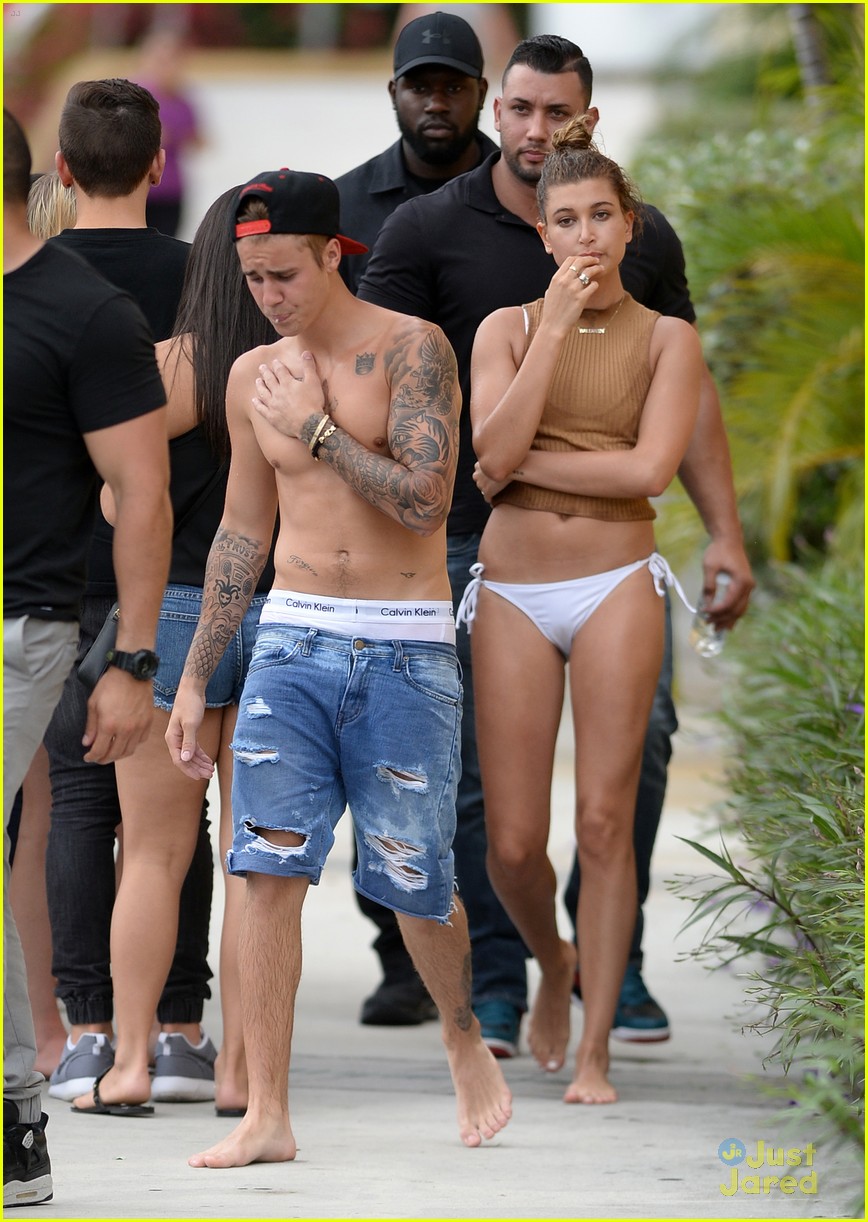 Justin Bieber's Calvins Turn See-Through While Jet Skiing with Hailey Baldwin!