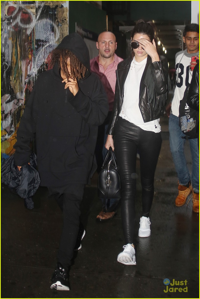 Kendall Jenner & Jaden Smith Visit Her Pregnant Sister Kim Kardashian in NYC