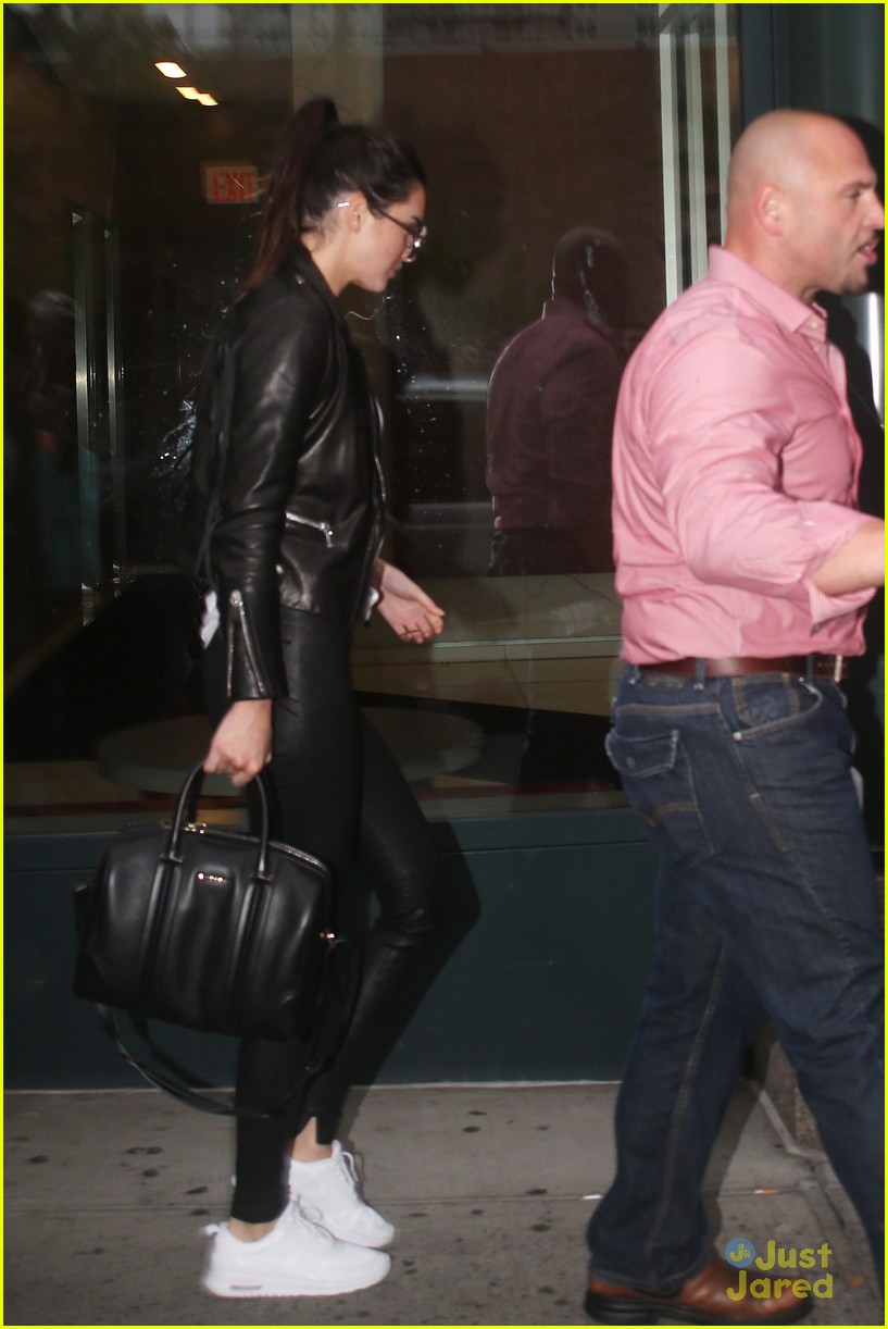 Kendall Jenner & Jaden Smith Visit Her Pregnant Sister Kim Kardashian in NYC