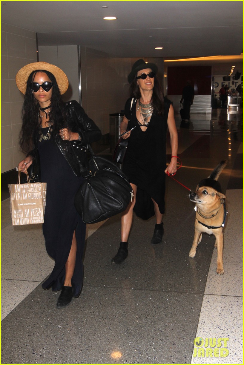 Zoe Kravitz & Maggie Q Make Their Way to Atlanta For More 'Allegiant: Part 1'