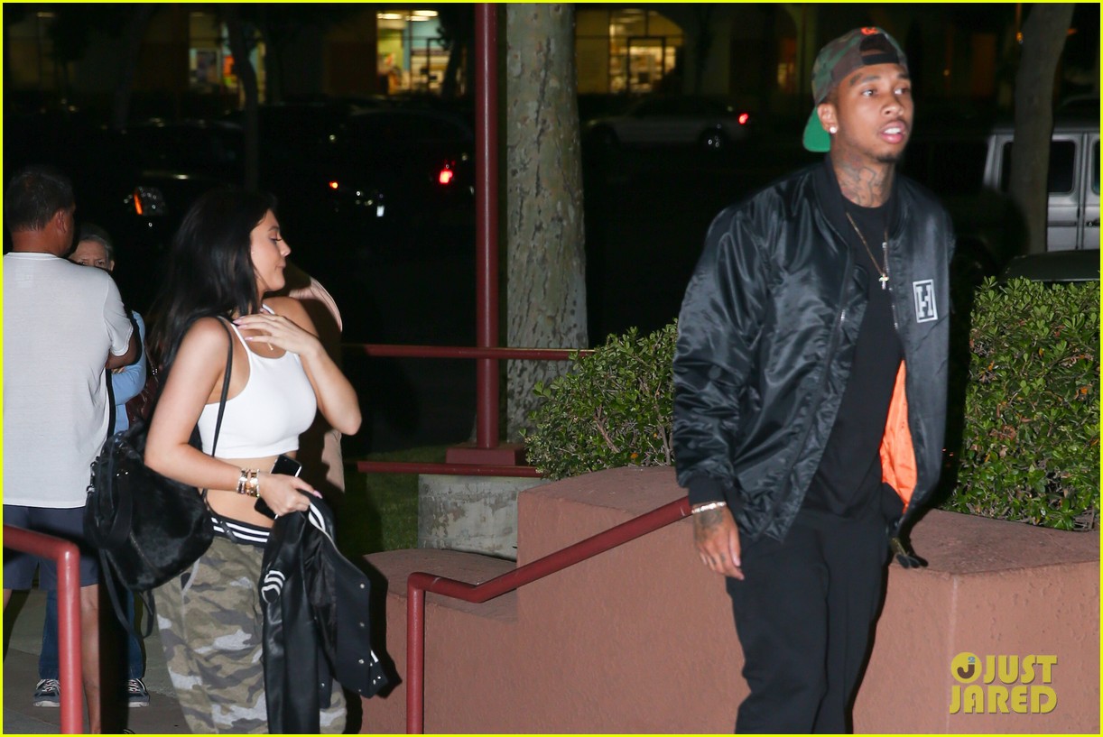 Kylie Jenner Checks Out 'Jurassic World' With Boyfriend Tyga