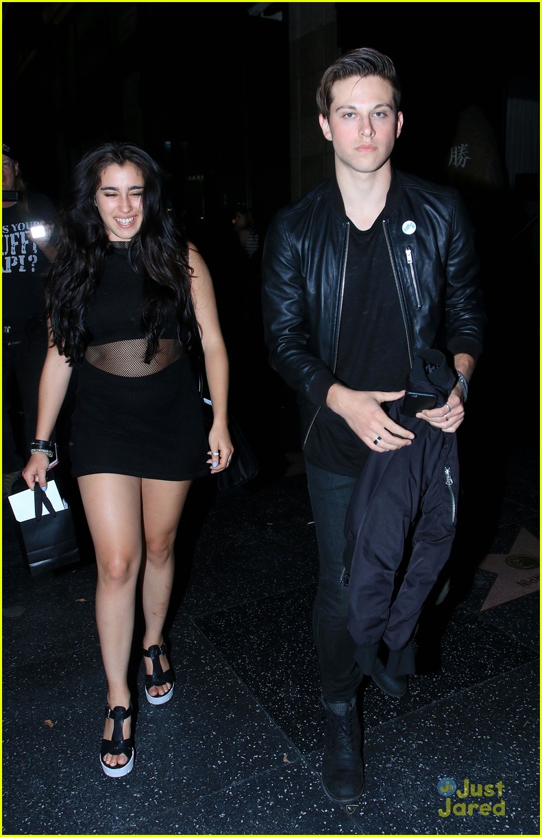Lauren Jauregui Has Early Birthday Dinner Out With Noah Bernadout