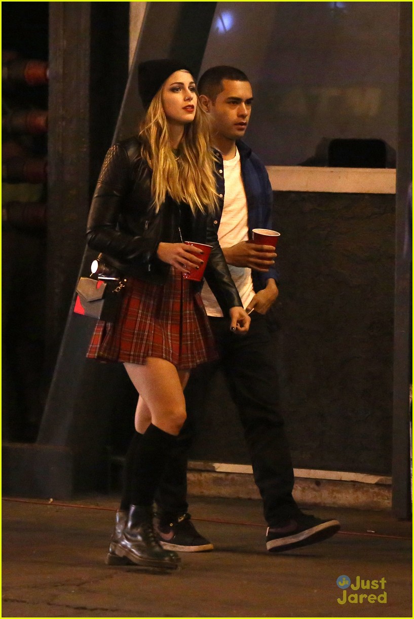Melissa Benoist Dances Around 'Lowriders' Set During Night Shoots