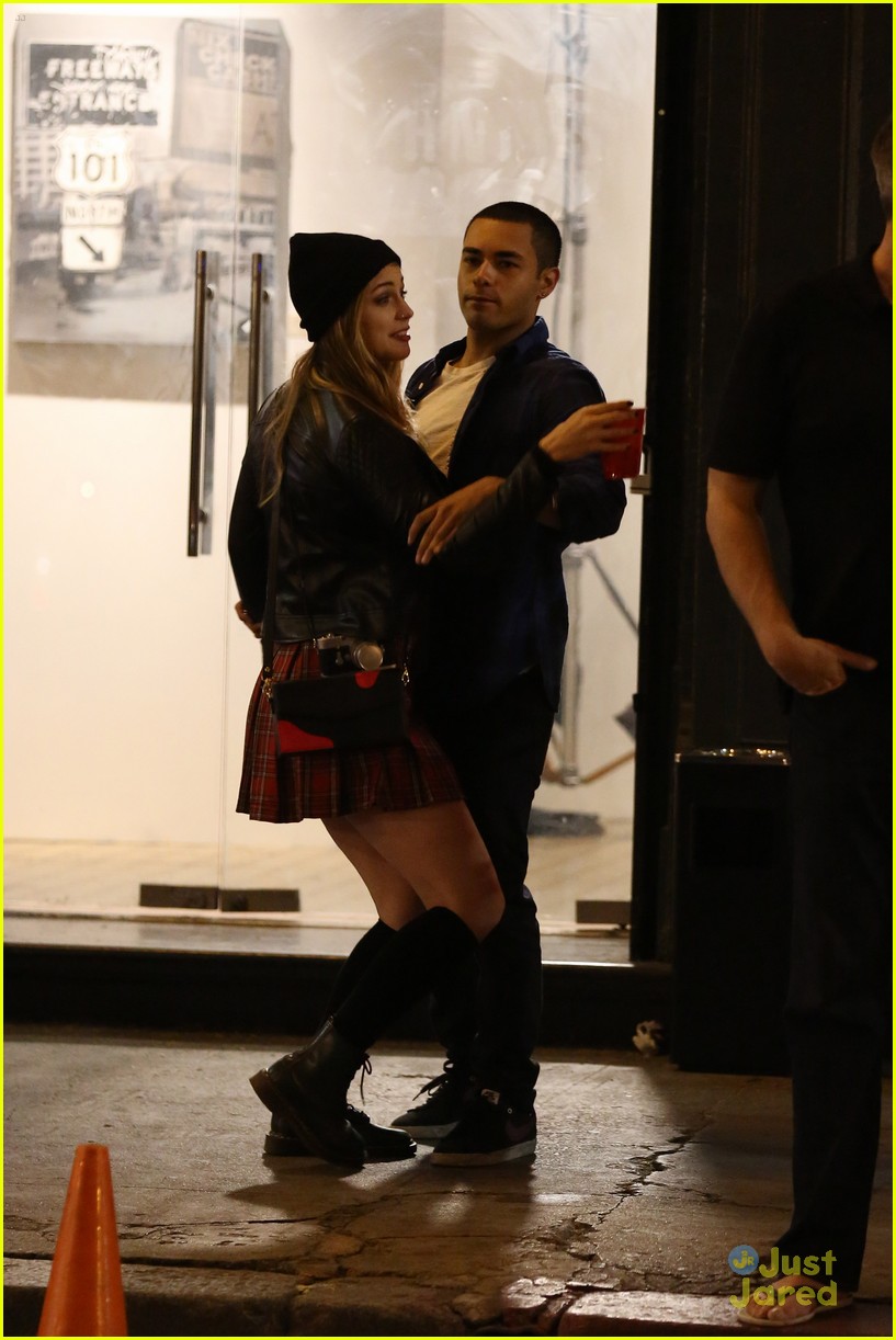 Melissa Benoist Dances Around 'Lowriders' Set During Night Shoots