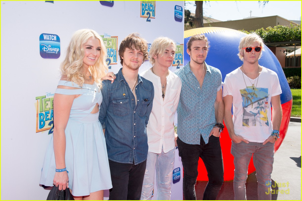 R5 Supports Ross Lynch at the 'Teen Beach 2' Premiere