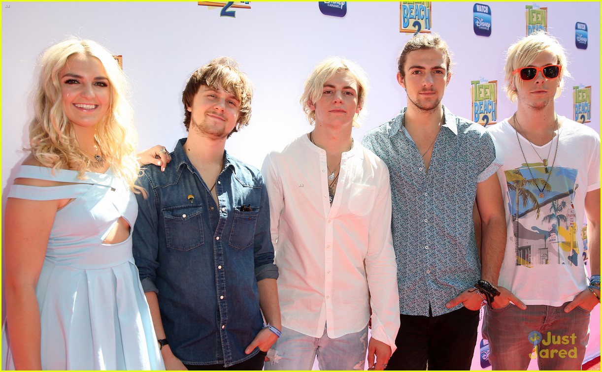 R5 Supports Ross Lynch at the 'Teen Beach 2' Premiere