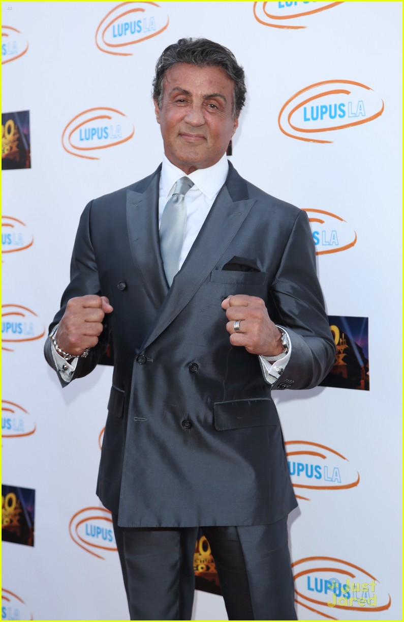 Taylor Spreitler Fangirled After Meeting Sylvester Stallone at Lupus LA Orange Ball