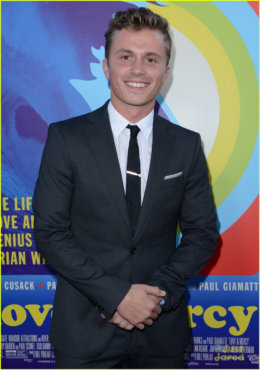Tom Felton Supports Jake Abel At 'Love & Mercy' Hollywood Premiere