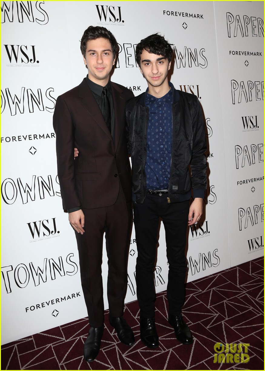 Nat Wolff Screens 'Paper Towns' in WeHo With Leading Lady Cara Delevingne