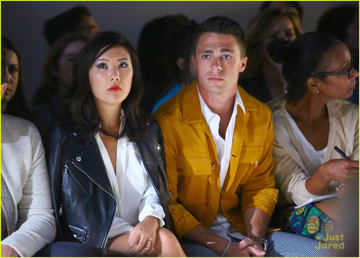 Colton Haynes Brings BFF Ally Maki To New York Men's Fashion Week