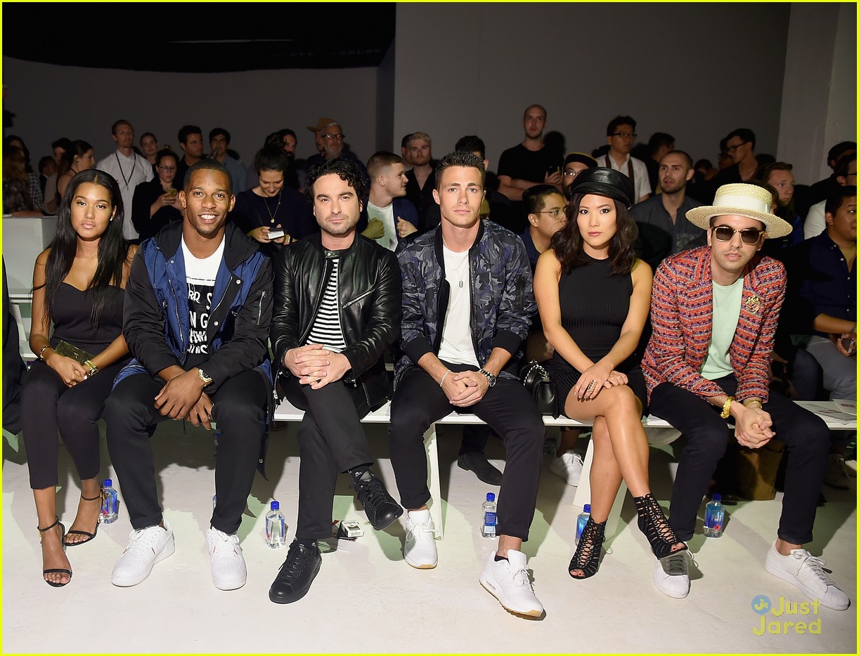 Colton Haynes Brings BFF Ally Maki To New York Men's Fashion Week