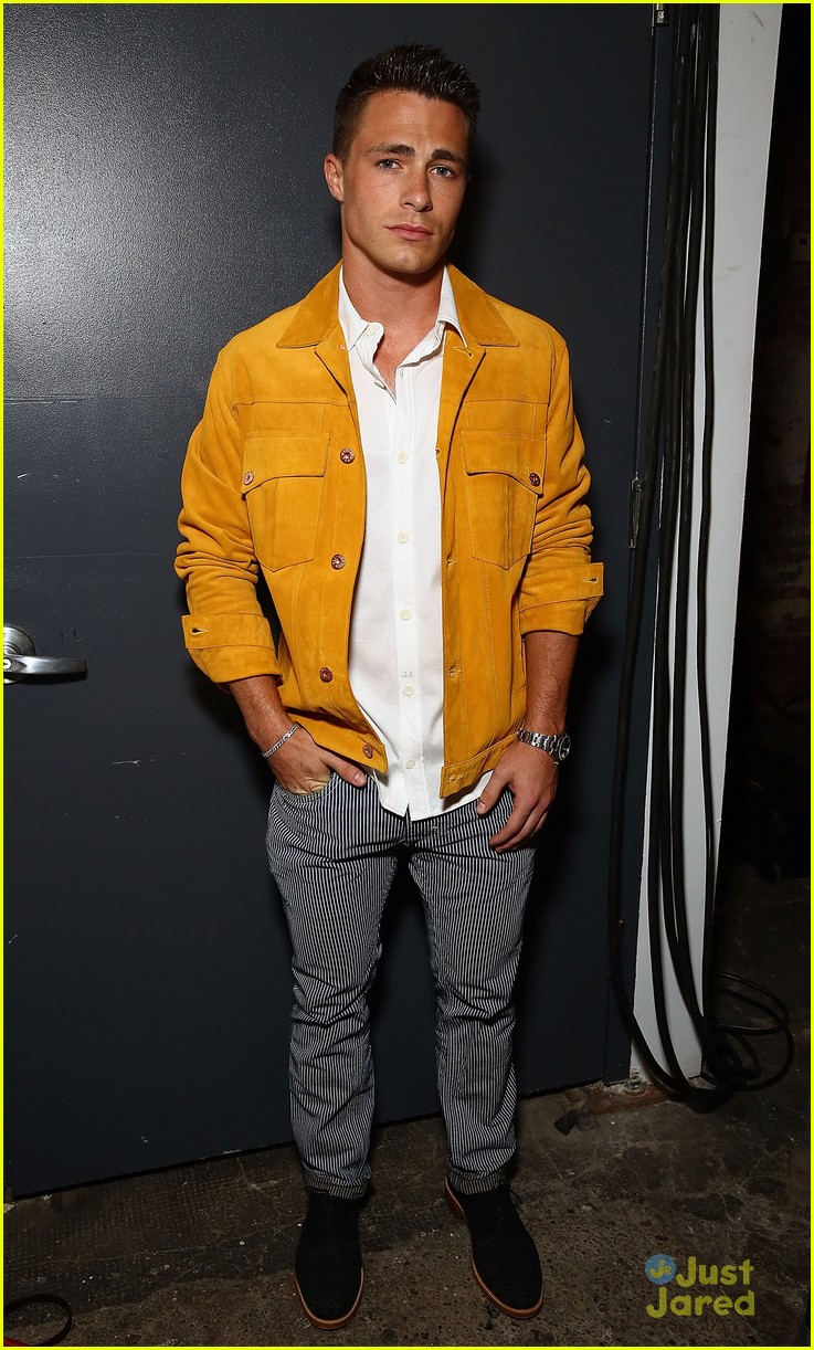 Colton Haynes Brings BFF Ally Maki To New York Men's Fashion Week