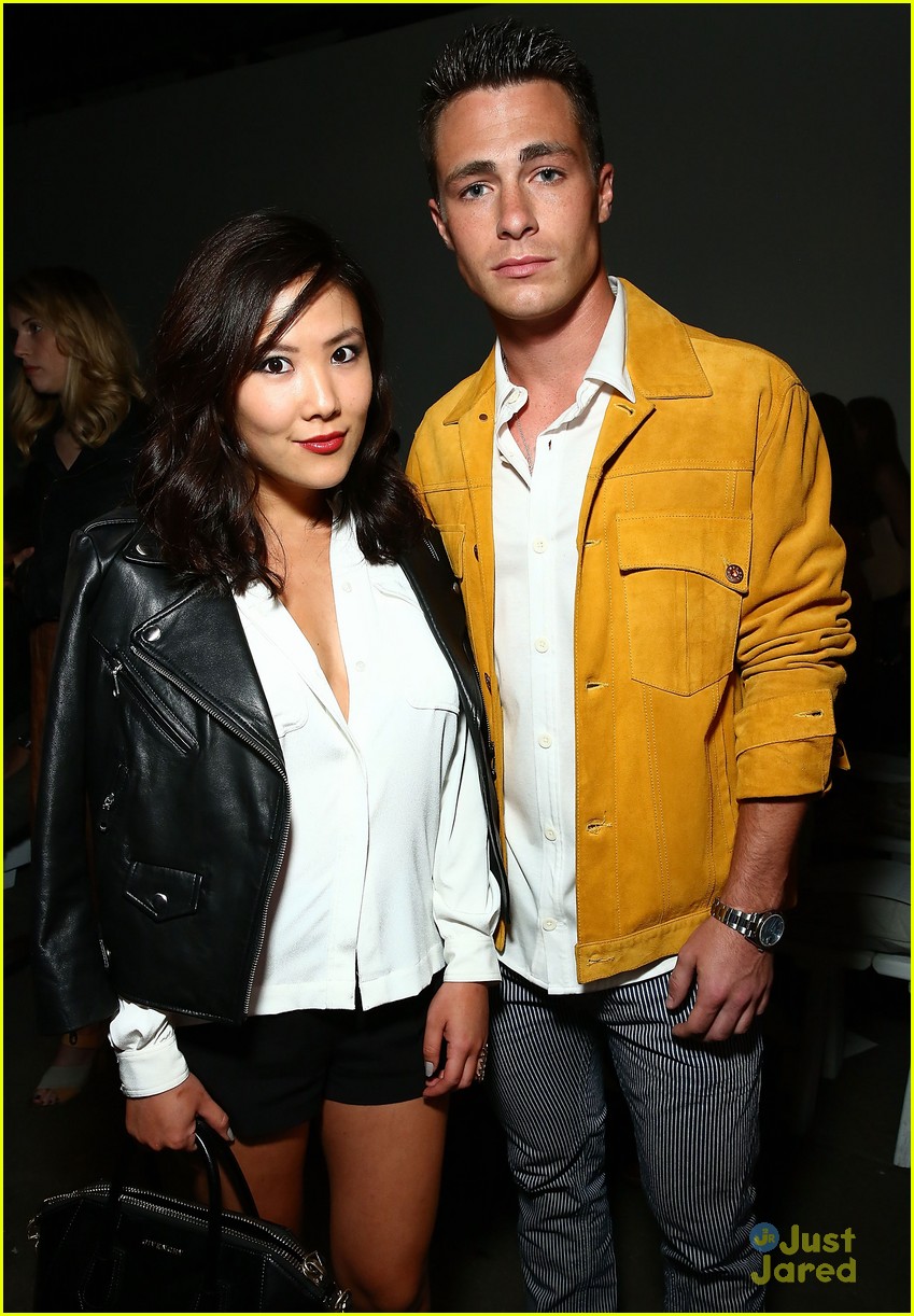 Colton Haynes Brings BFF Ally Maki To New York Men's Fashion Week