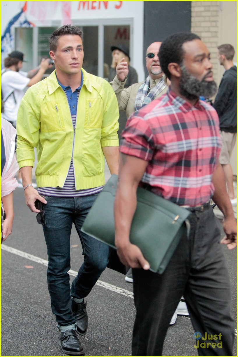 Colton Haynes Brings BFF Ally Maki To New York Men's Fashion Week