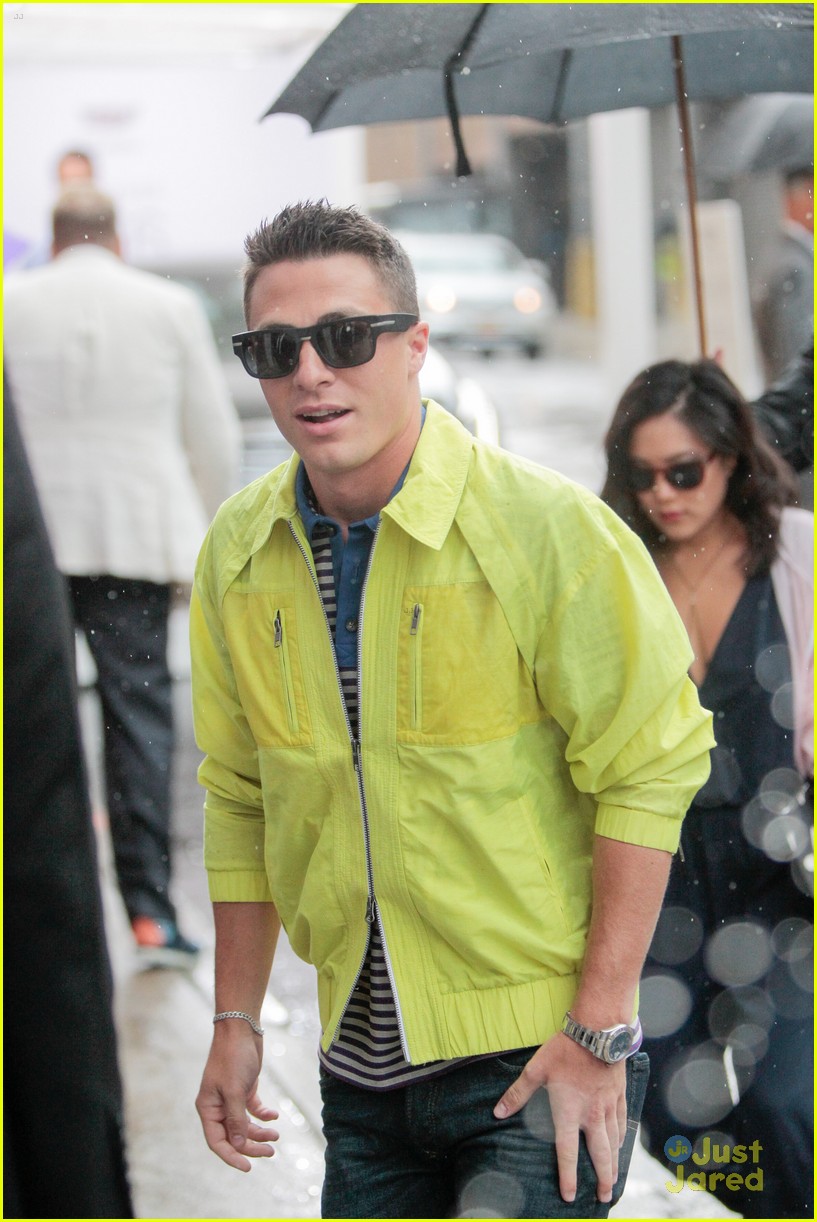 Colton Haynes Brings BFF Ally Maki To New York Men's Fashion Week
