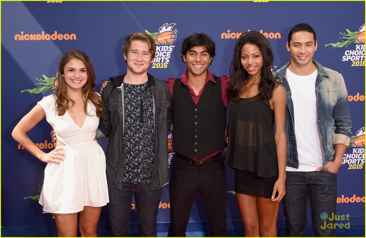Daniela Nieves & Gracie Gold Wow On Orange Carpet at Kids' Choice Sports 2015