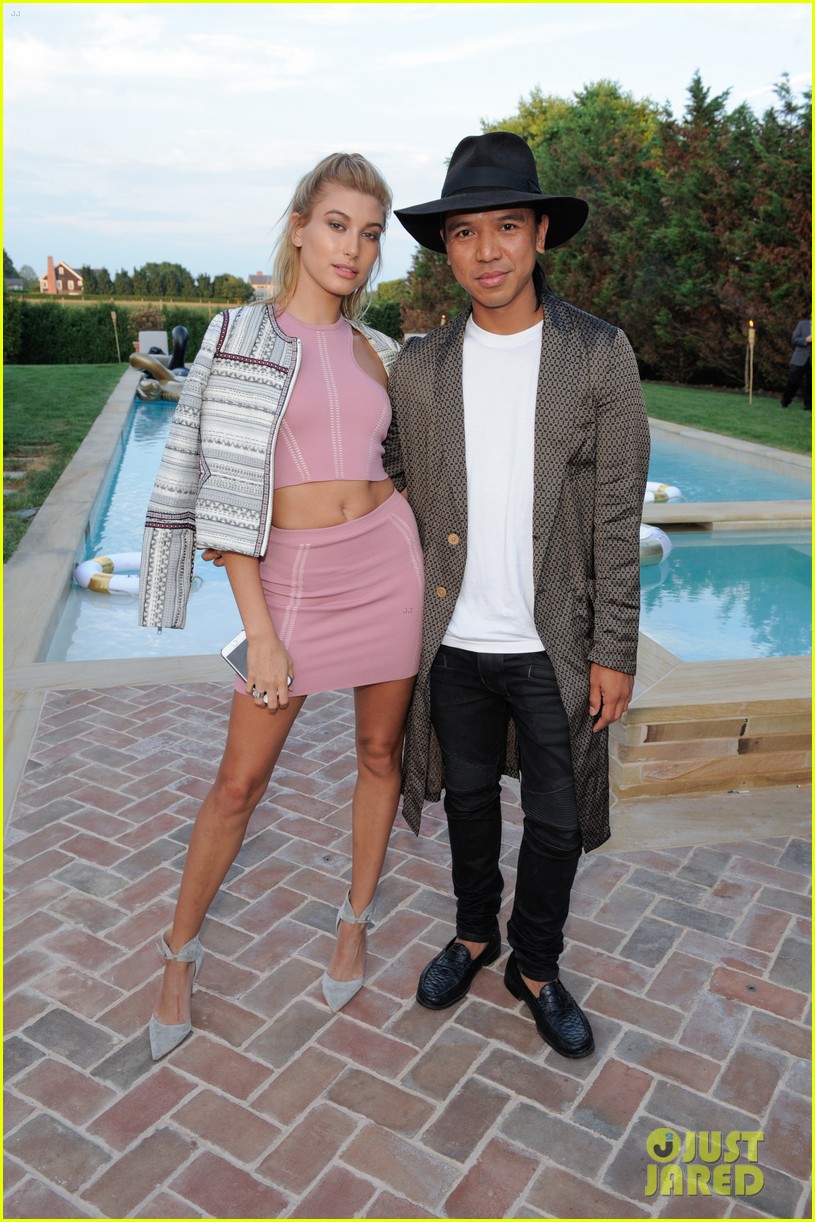 Hailey Baldwin & Olivia Culpo Go Glam for Revolve's Party!