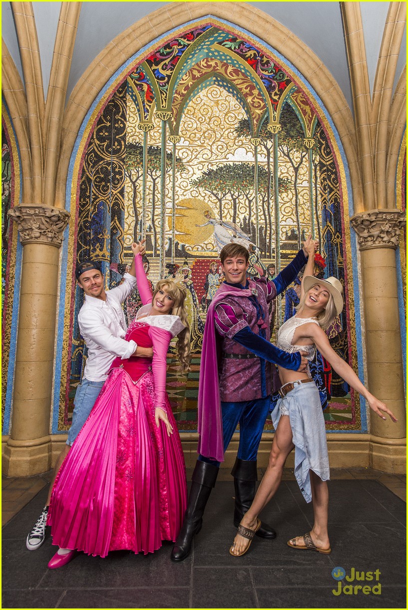 Derek & Julianne Hough Dance With Princess Aurora & Prince Phillip at Magic Kingdom
