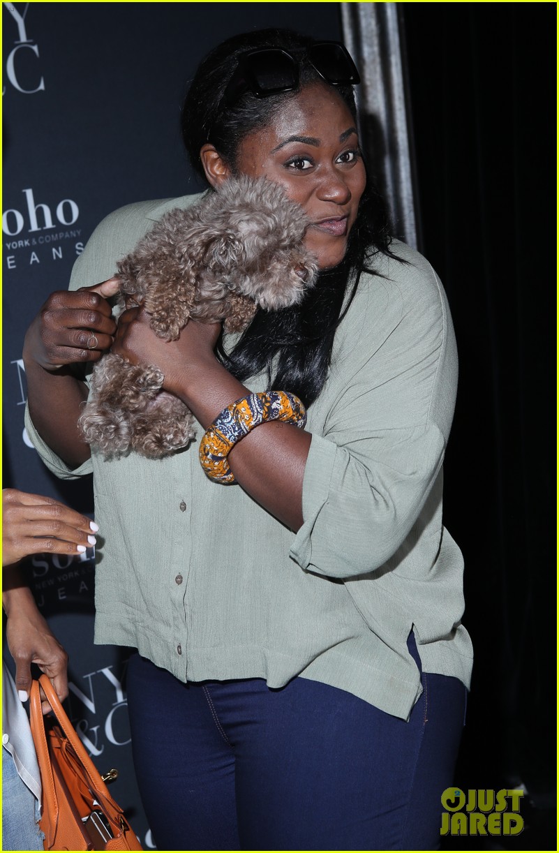 Jennifer Hudson Gets Support from Christina Grimmie at New York & Company Launch!