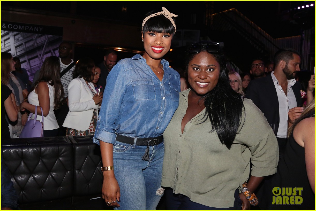 Jennifer Hudson Gets Support from Christina Grimmie at New York & Company Launch!